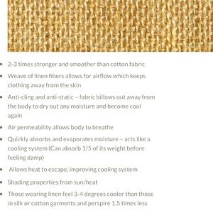 Benefits of LINEN! 🌱